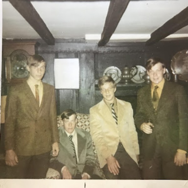 a group of people posing for a photo